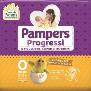Pampers Pannolini Micro Progressi 24 Pezzi