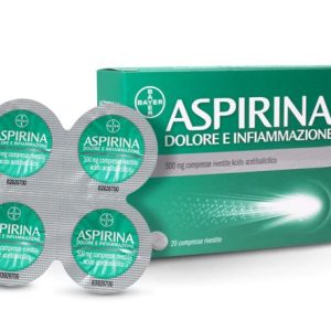 Aspirina Dolore E Infiammazione 8 Compresse 500 Mg