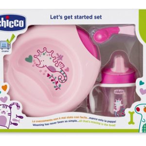 Chicco Set Pappa 6+ Mesi Rosa