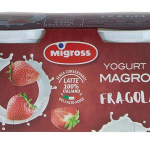 Migross Yogurt Magro 0% Fragola 2×125 g