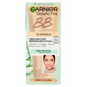 Garnier BB Cream Classic, con Acido Ialuronico, Tonalità Medio-Scura