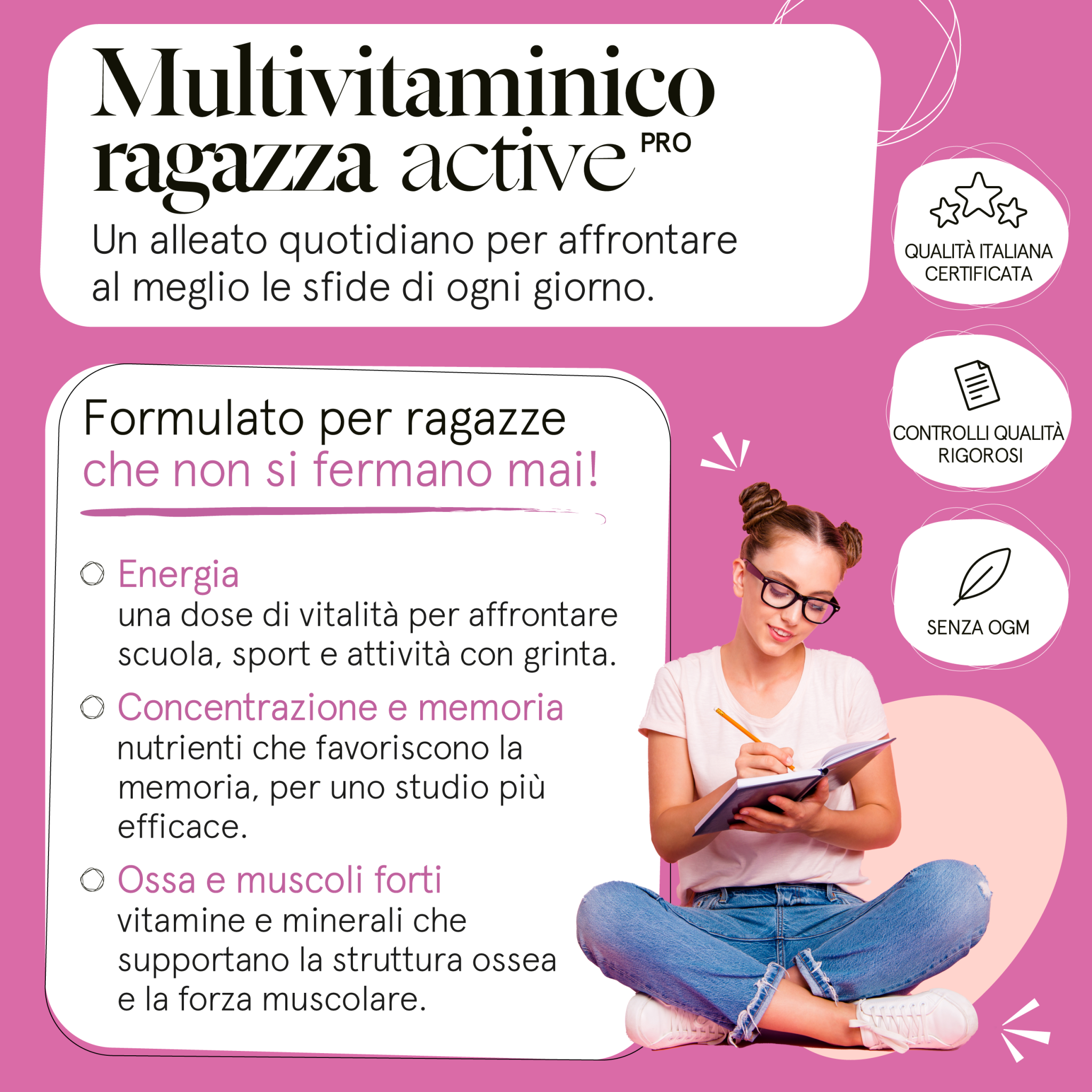 Multivitaminico Ragazza Active Pro - immagine 4