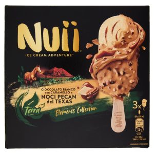 NUII Cioccolato Bianco con Caramello e Noci Pecan del Texas 3x66g