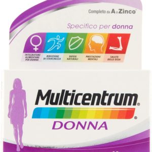 Multicentrum Donna Integratore Multivitaminico Multiminerale 30 Compresse