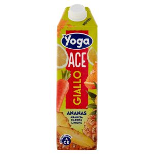 Yoga ACE Giallo Ananas Arancia Carota Limone con Vitamine 1 L