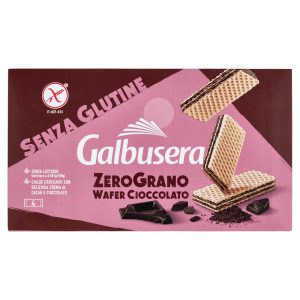 Galbusera ZeroGrano Wafer Cioccolato Senza Glutine 4 x 45 g