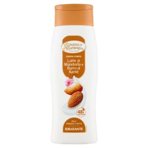 Spuma di Sciampagna Benessere Crema Corpo Latte di Mandorla e Burro di Karitè Idratante 250 ml