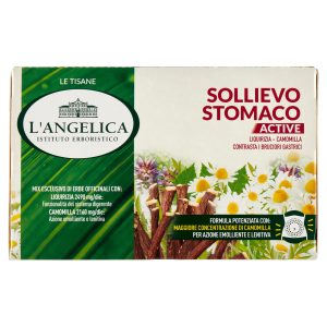L’Angelica Le Tisane Sollievo Stomaco Active 18 Filtri 27,9 g
