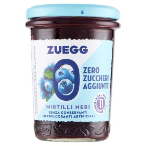 Zuegg Zero Zuccheri Aggiunti* Mirtilli Neri 220 g