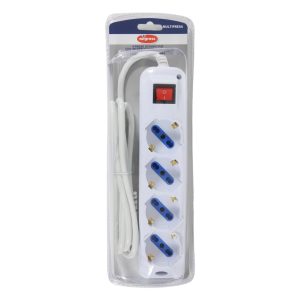Presa multipla 4 uscite interruttore luminoso Migross