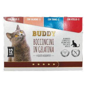 Buddy Bocconcini in gelatina gusti assortiti x12 – 1200 gr