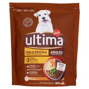 ultima Dog Taglia Piccola Adulto 1-8 Anni con Pollo 800 g