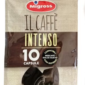 Migross Caffè intenso 10 capsule compatibili Nescafé®* Dolcegusto®*