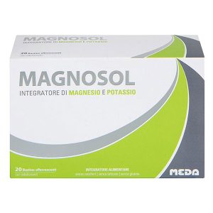 Magnosol Integratore Alimentare di Magnesio e Potassio 20 Bustine Effervescenti