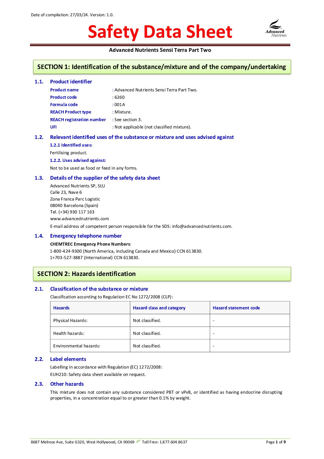 Advanced Nutrients | Sensi Terra™ Series - immagine 6