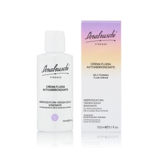 Crema fluida autoabbronzante con didrossiacetone, olio di jojoba e burro di karite