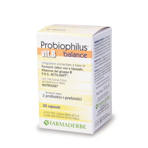Farmaderbe Probiophilus Balance + Vit.B 30cps