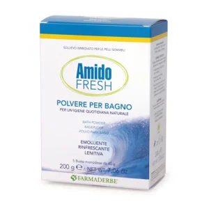 Farmaderbe Amido Fresh Polvere Bagno 5 Buste Monodose