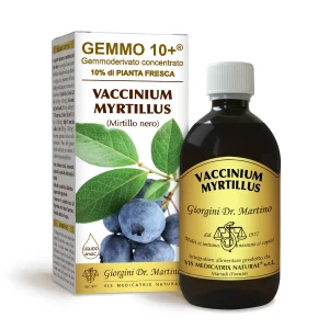 Dr Giorgini Mirtillo Nero (Vaccinium myrtillus) G10+ Liquido analcoolico 500 ml