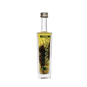 Euphoria Spirit | Cannabis Vodka – 50 ml con pianta di canapa decorativa
