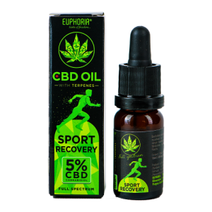 Euphoria 5% CBD Oil with Terpenes: Sport Recovery