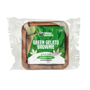 Cannabis Bake House | GREEN GELATO CANNABIS BROWNIE