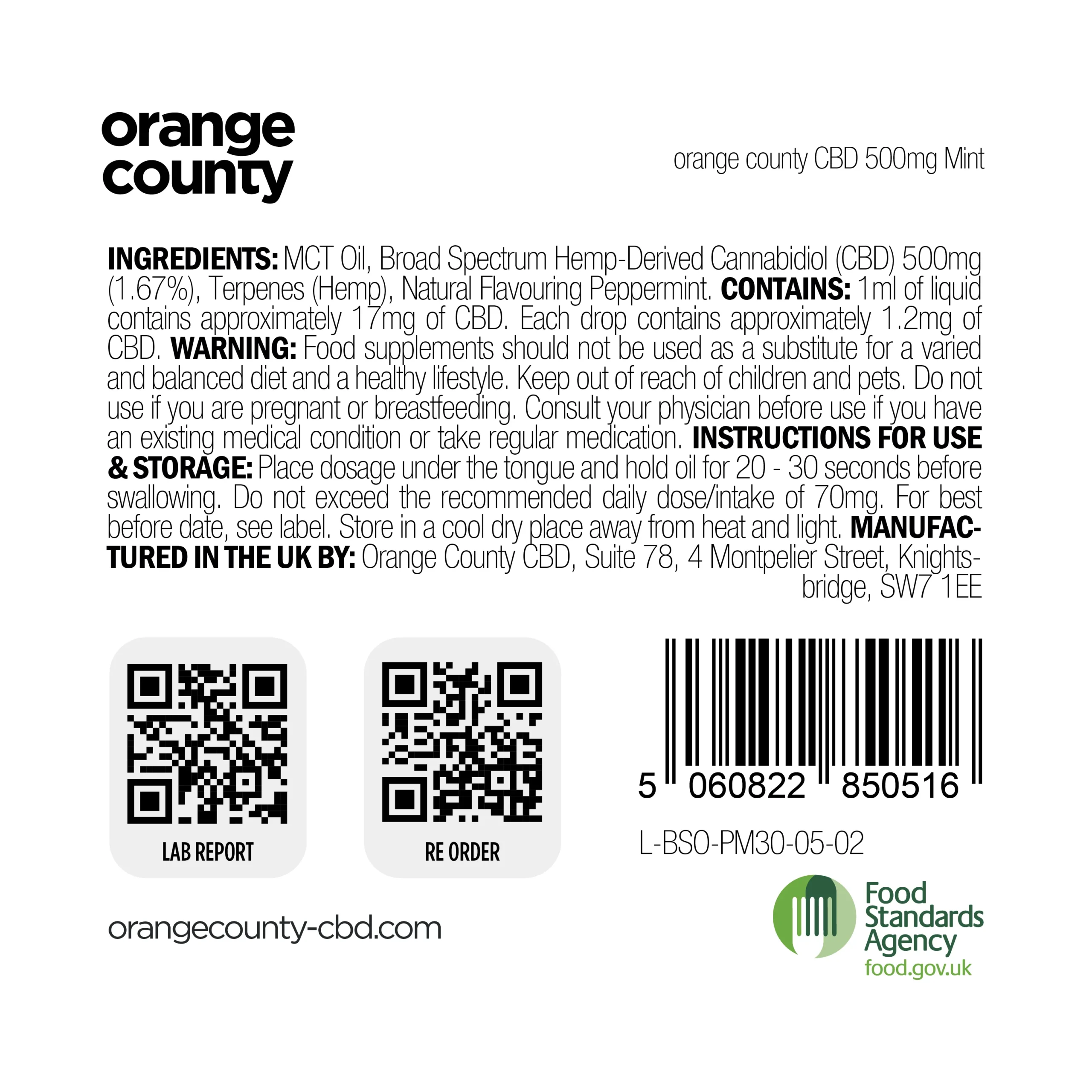 Orange Country | Mint CBD Oil - immagine 6