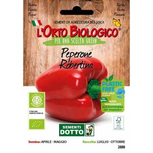 L’Orto Biologico – Semi di Peperone Robertina – Sem. Dotto