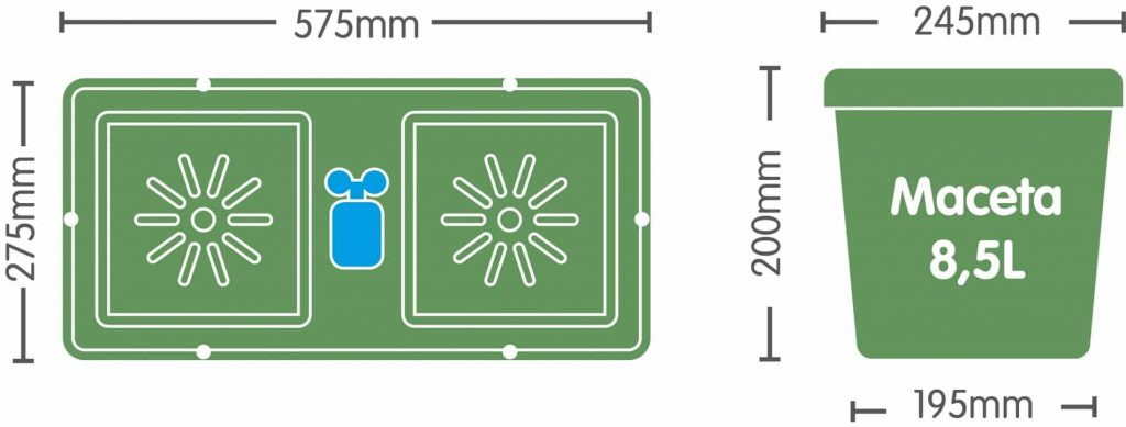 AUTOPOT | Sistema easy2grow 100 - immagine 2