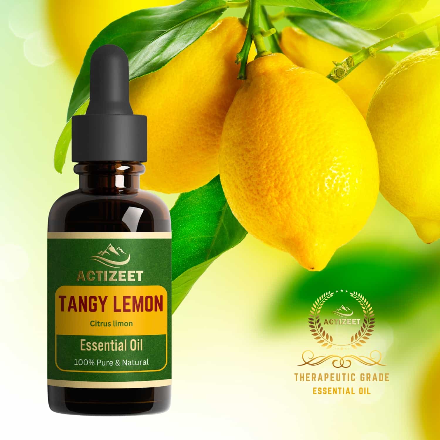 ACTIZEET | Tangy Lemon Essential Oil - immagine 3