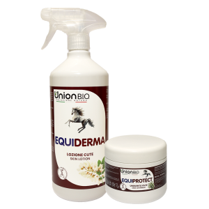 Kit CUTE FORTE E SANA  Ragadi e fiaccature – Lesioni secche  Equiderma – Equiprotect