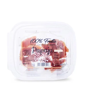 Dried papaya slices with no added sugar