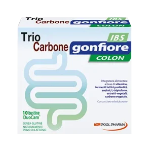 Trio Carbone Gonfiore IBS Colon