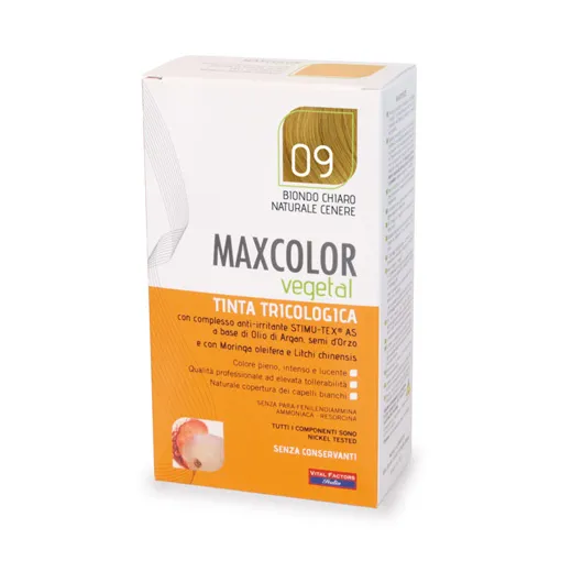 Farmaderbe MaxColor Vegetal 09 Biondo Chiaro Naturale Cenere