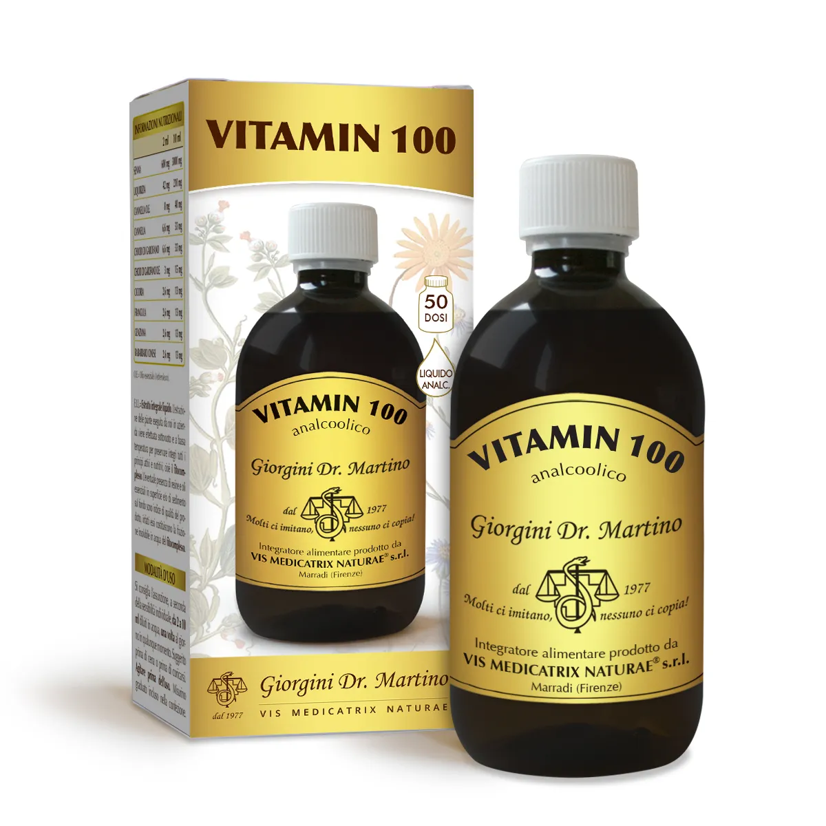 Dr Giorgini Vitamin 100 Liquido Analcoolico 500ml