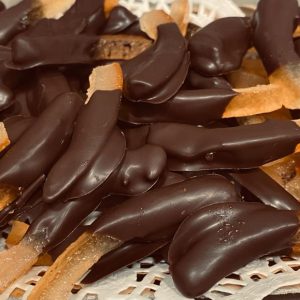 SCORZETTE DI ARANCIA AL CIOCCOLATO – 200g