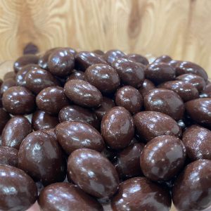 Mandorle tostate ricoperte al cioccolato FONDENTE