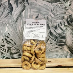 Taralli al Timo – con farina Senatore Cappelli
