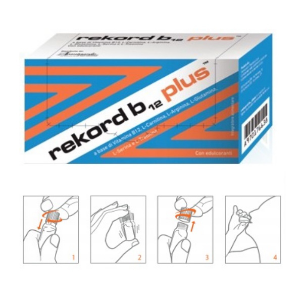 Rekord B12 Plus Integratore Alimentare 10 Flaconcini Da 10 Ml