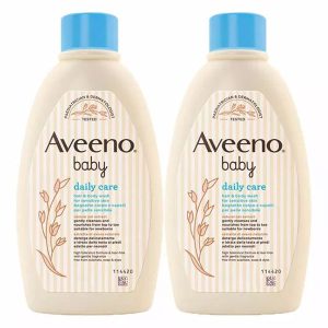 Aveeno Baby Bagnetto Detergente Pelle e Capelli 2X250 Ml