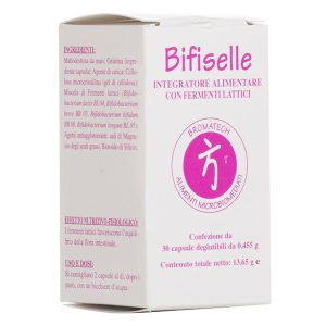 Bifiselle Integratore Alimentare Fermenti Lattici 30 Capsule