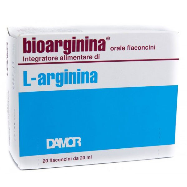 Bioarginina Orale Integratore Alimentare a Base di L-arginina 20 Flaconcini