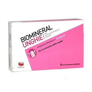 Biomineral Unghie Integratore Alimentare Di Aminoacidi, Vitamine e Minerali 30 Capsule
