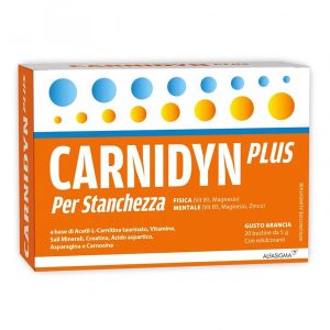 Carnidyn Plus Integratore Alimentare Stanchezza e Affaticamento 20 Bustine