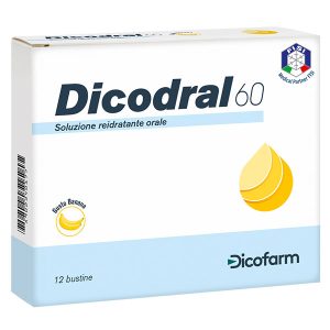 Dicodral 60 Integratore Alimentare Reidratante Salino 12 Bustine