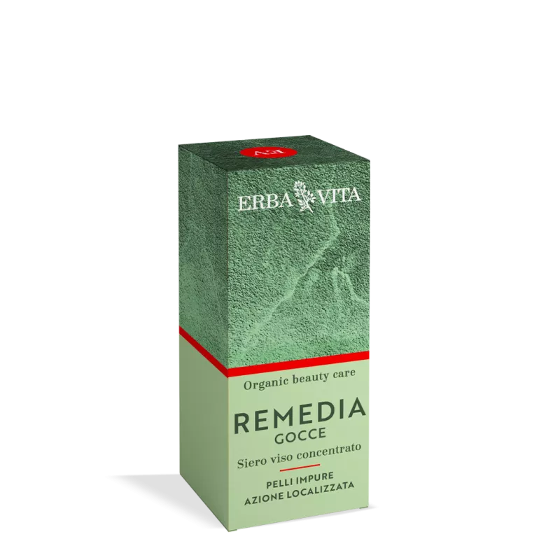 Erba Vita Remedia Gocce Intensive ad Azione Localizzata per Pelli Impure 15 ml