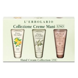 L’Erbolario Crema Collezione Limone/Argan Idratante Mani E Unghie 3 Pezzi 90 Ml