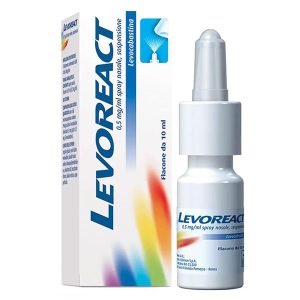 Levoreact 0,5 mg Spray Nasale Riniti Allergiche 10 Ml
