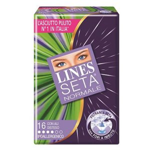 Lines Seta Normale Assorbente con Ali 16 Pezzi