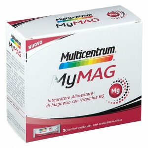 Multicentrum My Mag Integratore Alimentare di Magnesio 30 Bustine Orosolubili